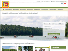 Tablet Screenshot of nordlicht-kanu.de